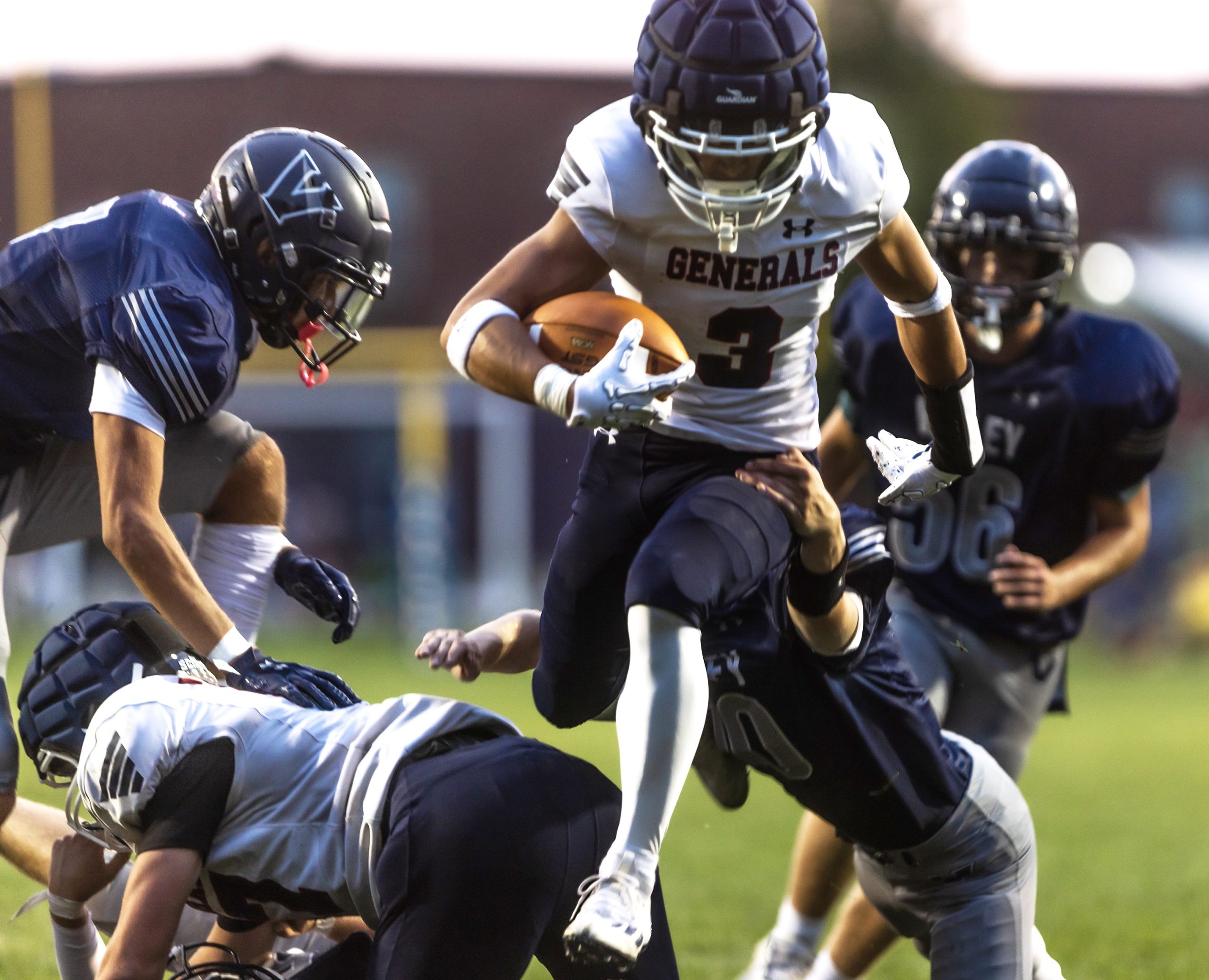 Football: Generals shine in 40-0 win over Merrimack Valley